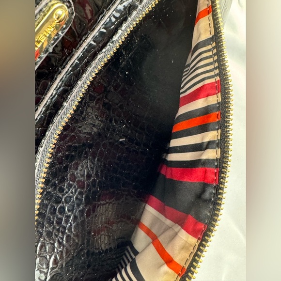 Anne Klein Black Croc-Embossed Tote Bag - Picture 14 of 16